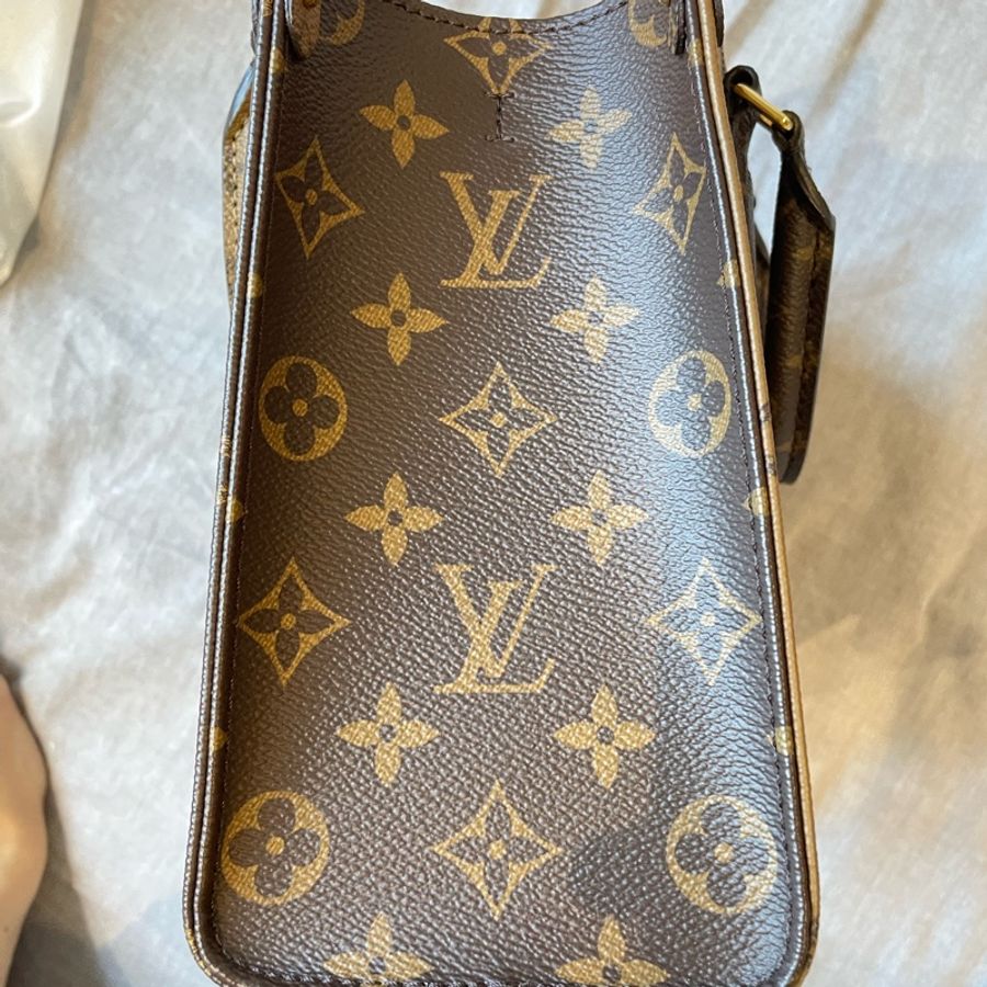 LV經典老花Onthego 小號托特包手提單肩斜挎包-3