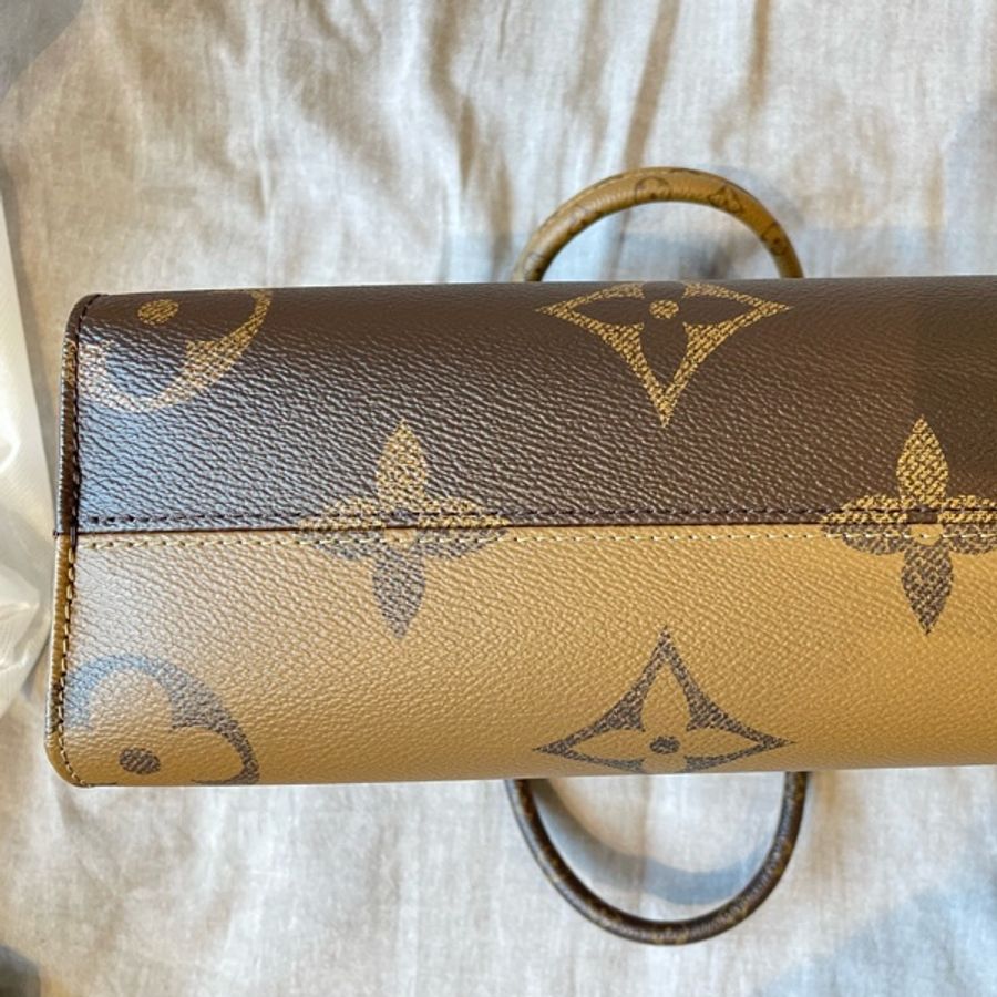 LV經典老花Onthego 小號托特包手提單肩斜挎包-8