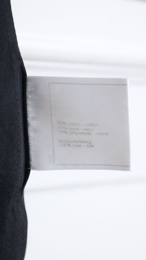 Chanel 07年度假系列秀款深蓝色红白滚边外套马甲半裙套装-25