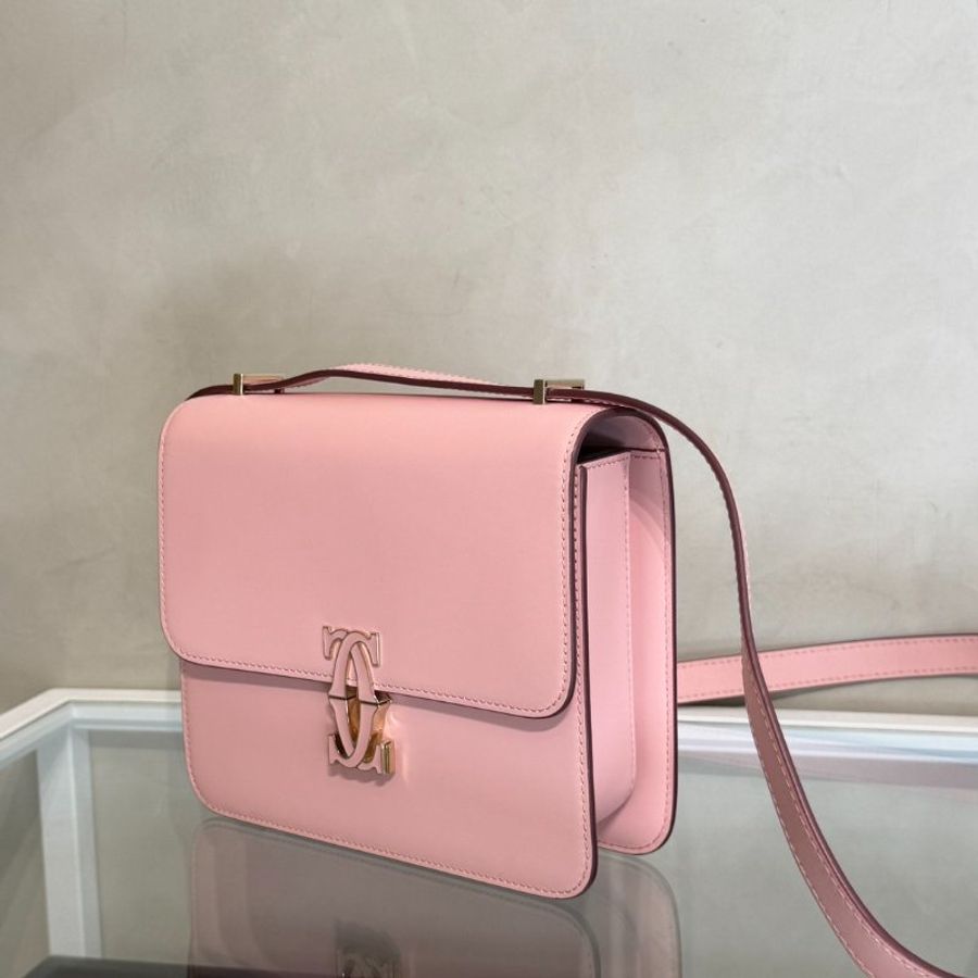 Cartier Double C de Cartier單肩包 - Mini粉-2