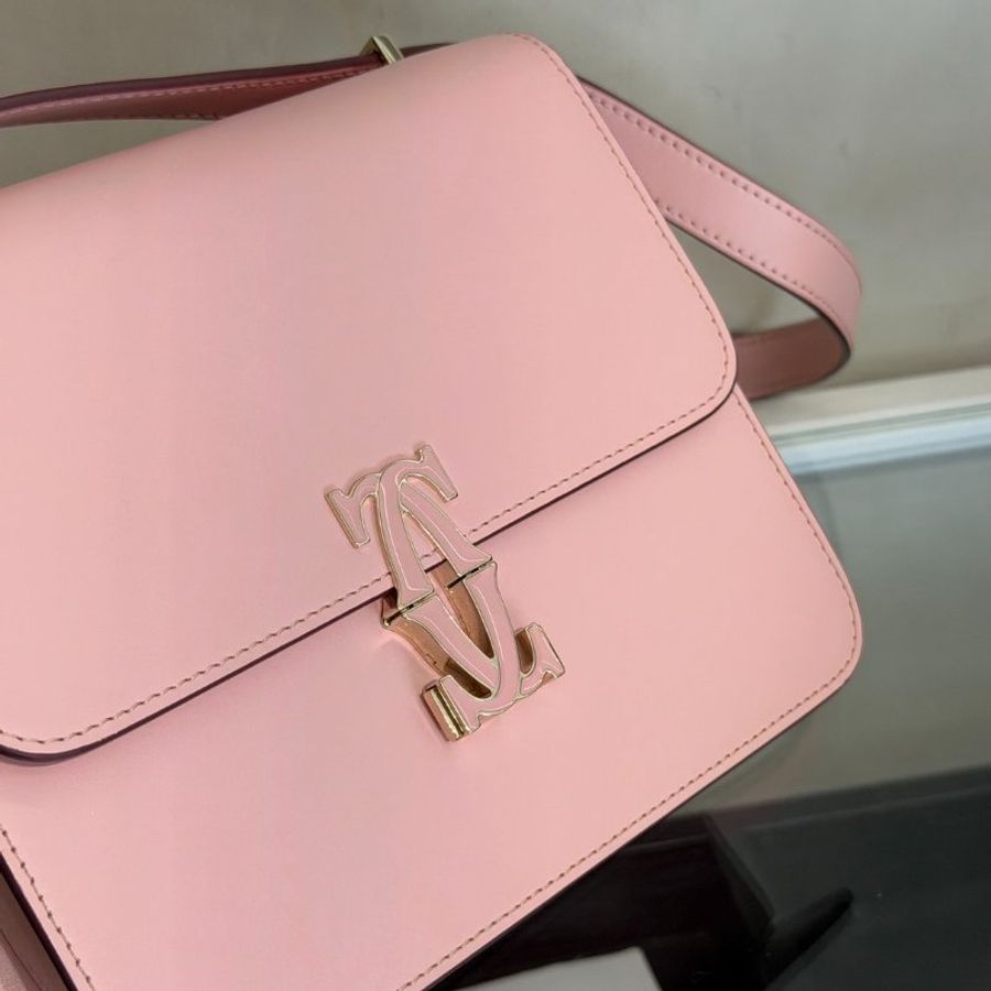 Cartier Double C de Cartier單肩包 - Mini粉-9
