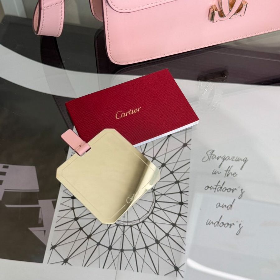 Cartier Double C de Cartier單肩包 - Mini粉-11