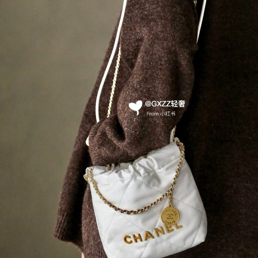 CHANEL 22 Mini Bag - 白金-1