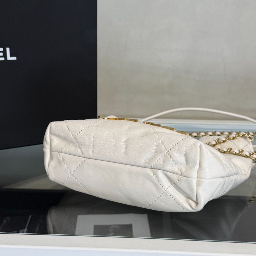 CHANEL 22 Mini Bag - 白金-5