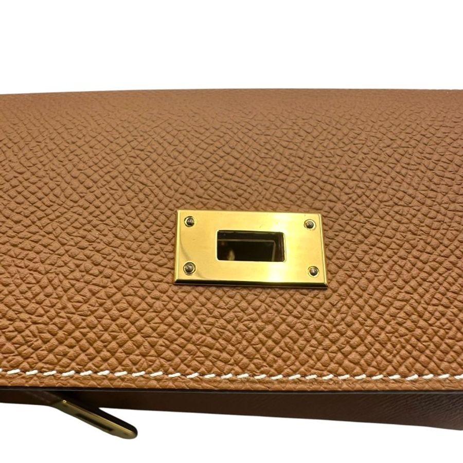 【美收精品】HERMES  Kelly to Go  金棕色  C-750 【隔月月中將轉賣至日本 上架期限30天】-13