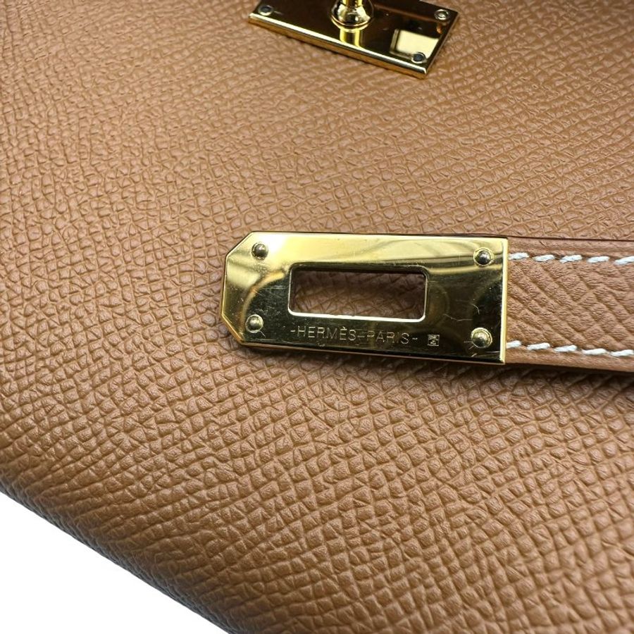 【美收精品】HERMES  Kelly to Go  金棕色  C-750 【隔月月中將轉賣至日本 上架期限30天】-16