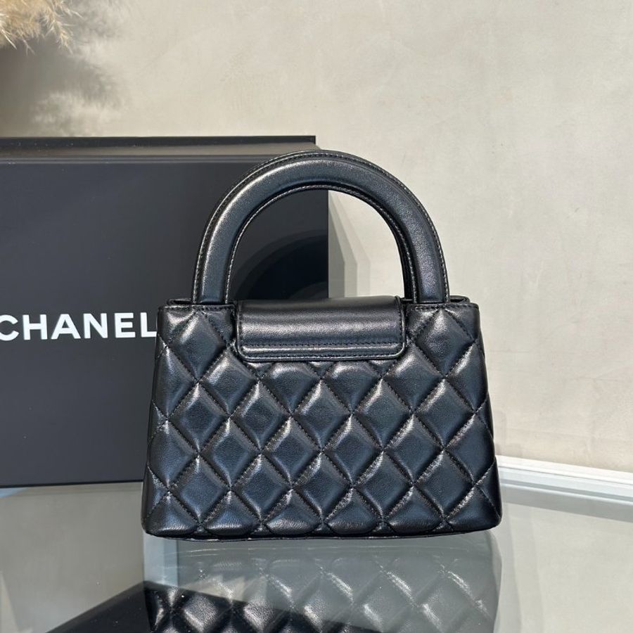 CHANEL Mini Kelly - 黑金-4