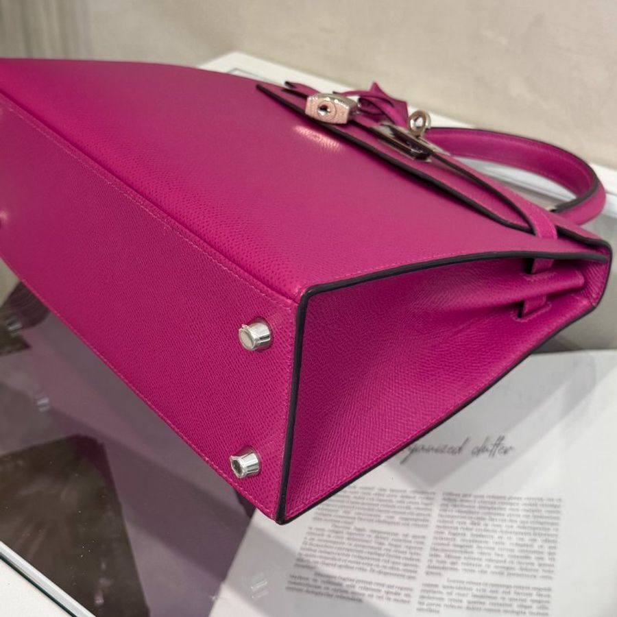 HERMES Kelly 25 - Rose Purple L3 玫粉銀 A-7