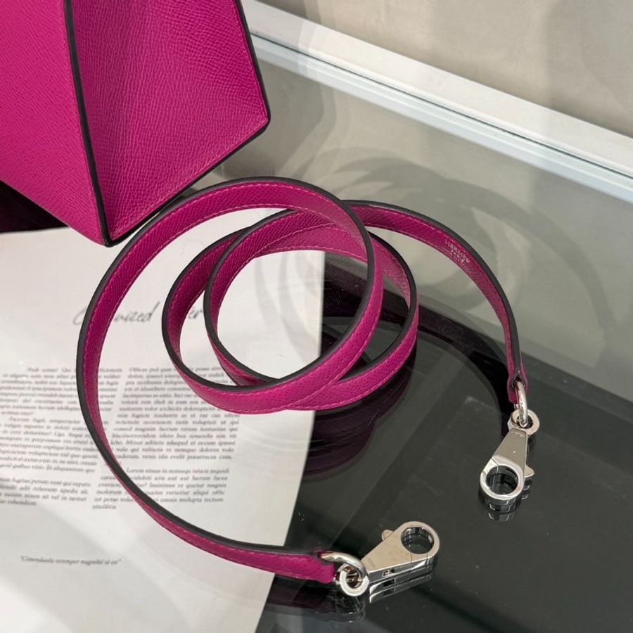 HERMES Kelly 25 - Rose Purple L3 玫粉銀 A-11