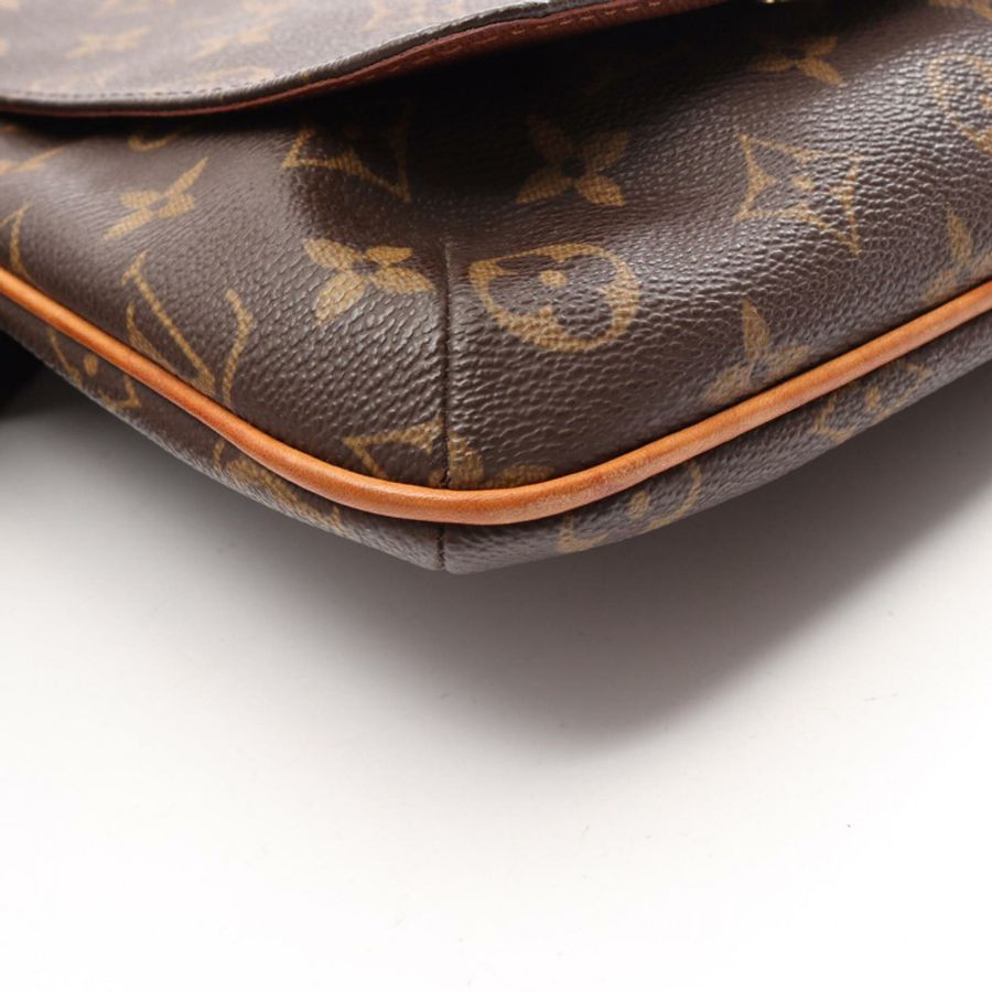 路易威登 Musette Salsa 長肩帶 Monogram 肩背包手提包 塗層帆布皮革 女士棕色 M51387-8