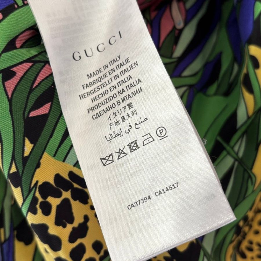 ::GUCCI:: 綠色網球拍紅色雙G刺繡粉色連帽外套 內裡叢林絲綢 XS-15