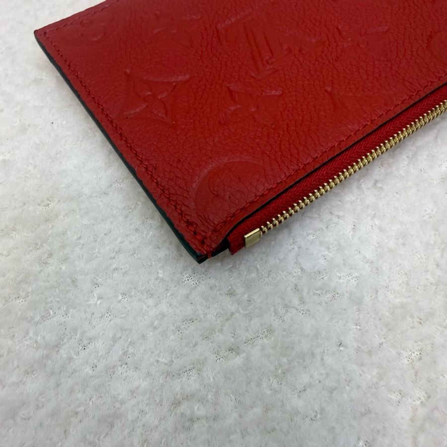 Lv紅牛皮金釦三合一-28
