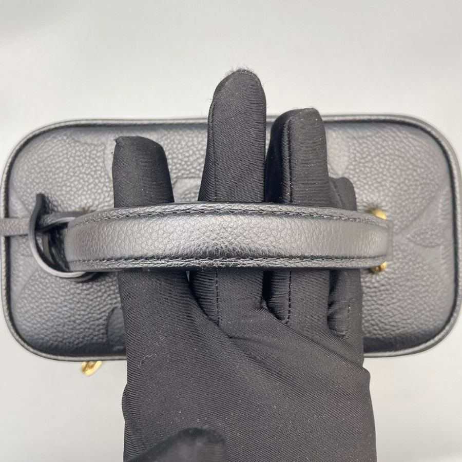 芯片款 路易威登/Louis Vuitton 全皮黑金化粧盒-4