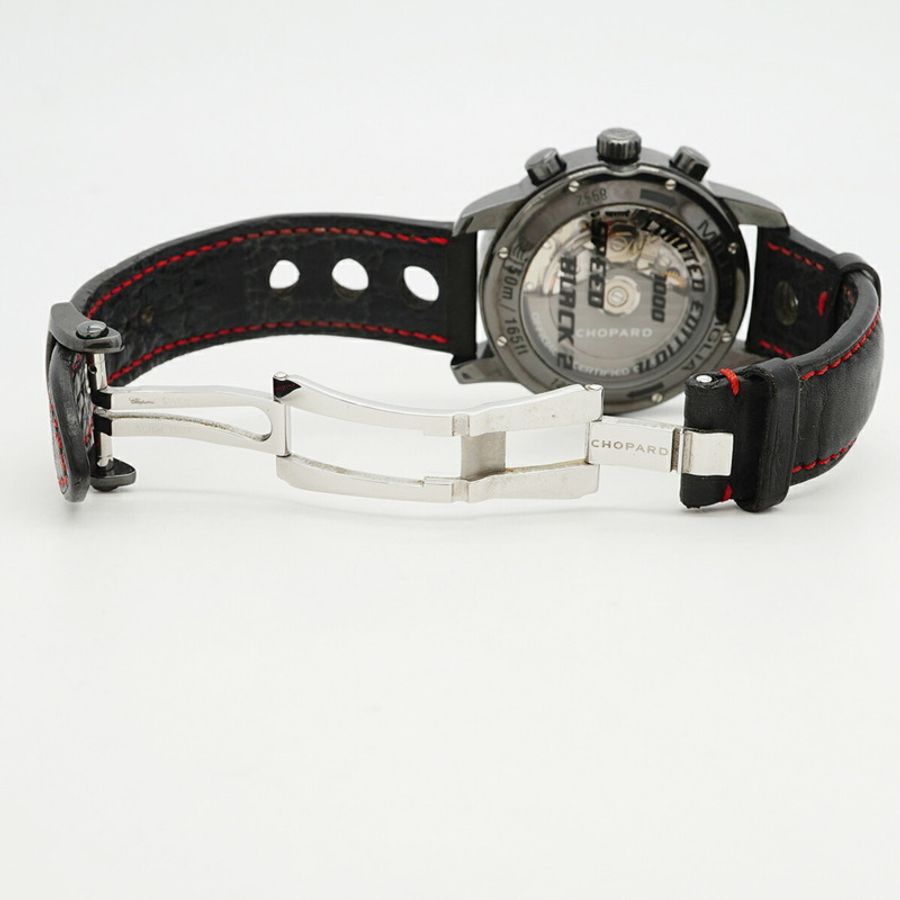 蕭邦 Mille Miglia GMT Speed Black II 16 8992 錶盤男士腕錶-3