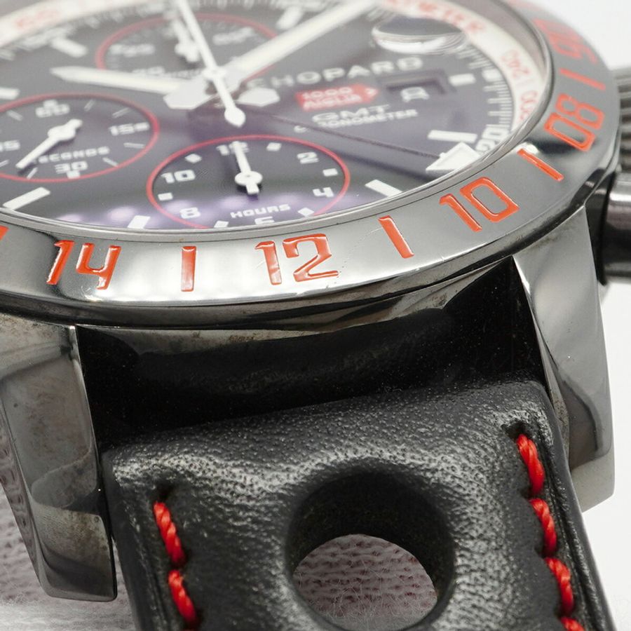 蕭邦 Mille Miglia GMT Speed Black II 16 8992 錶盤男士腕錶-5