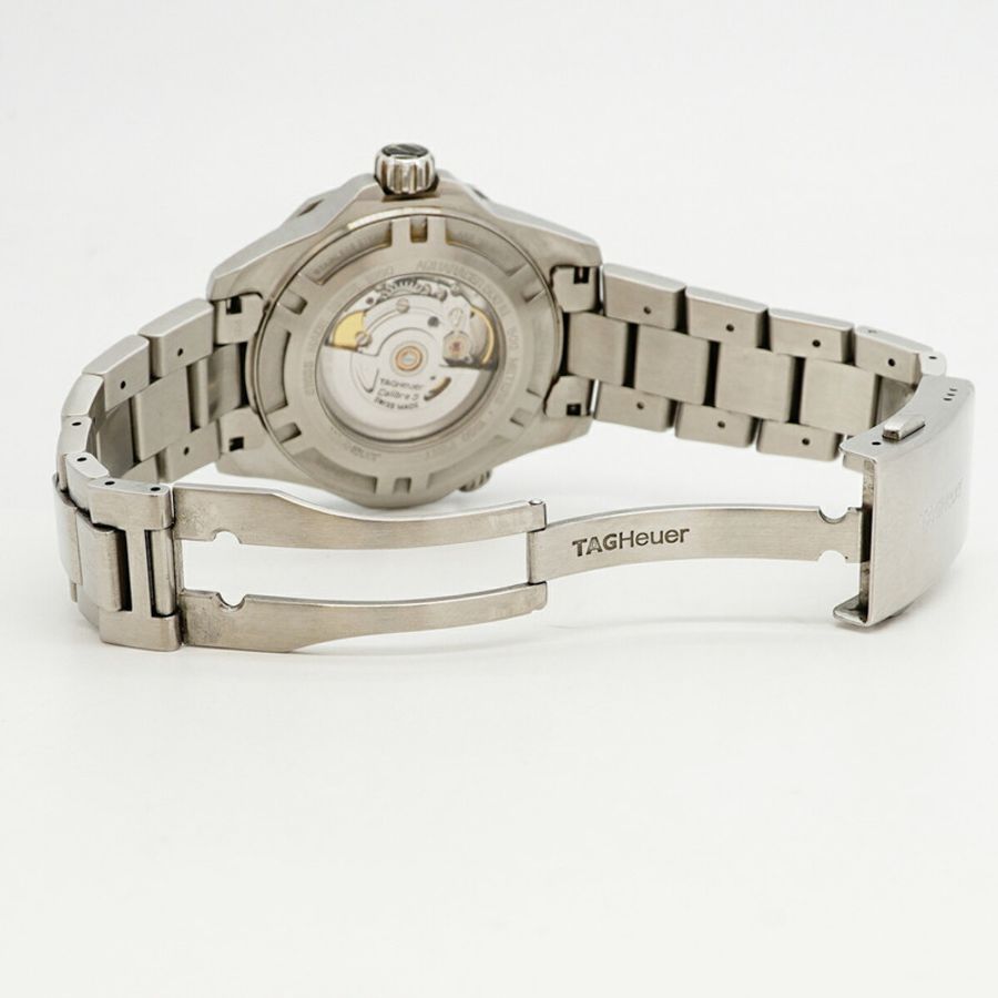 TAG Heuer Aquaracer Calibre 5 WAJ2150 黑色錶盤男士手錶-3