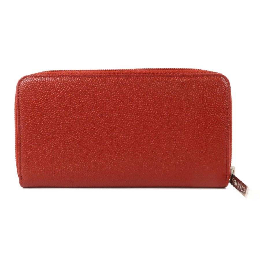 CHANEL 牛皮皮革Timeless CC Zipper Wallet長錢包-1