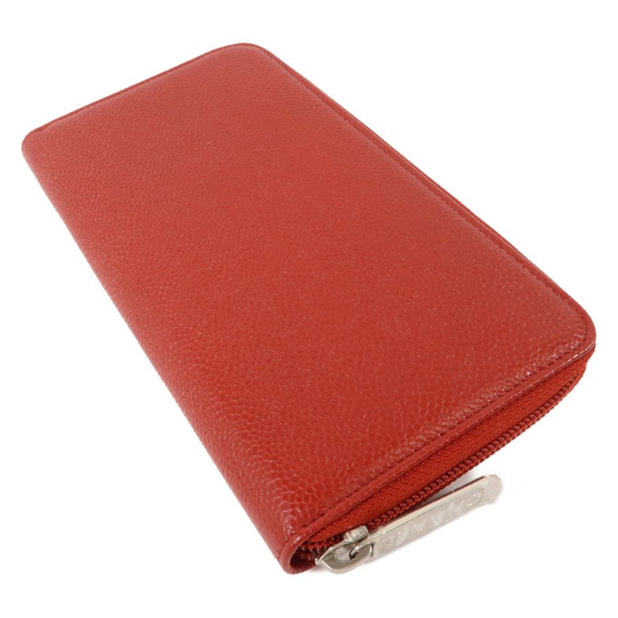 CHANEL 牛皮皮革Timeless CC Zipper Wallet長錢包-3