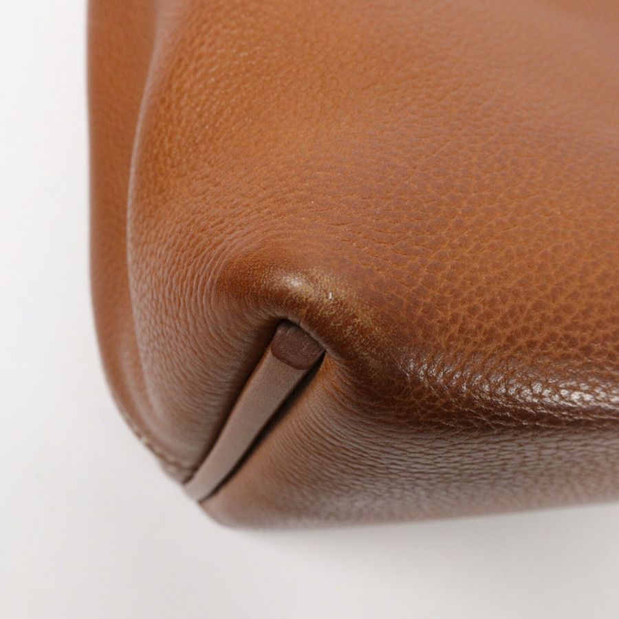 HERMES Barenia皮革24/24 29cm手挽肩背兩用袋Gold-11