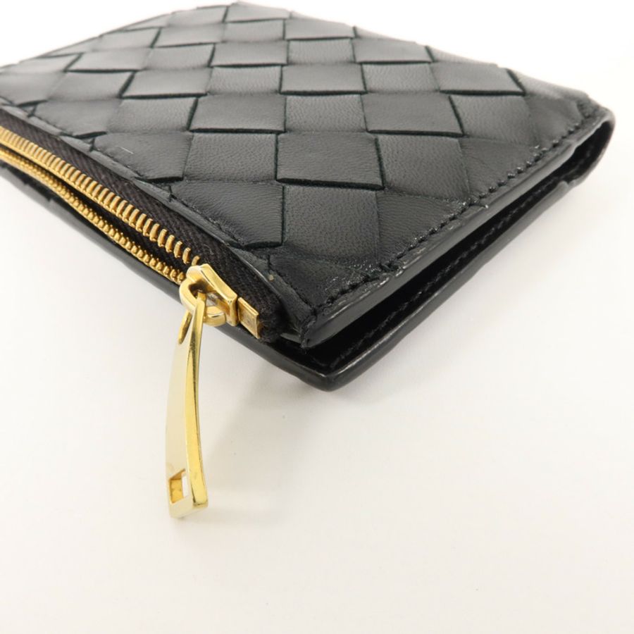 BOTTEGA VENETA 羊皮皮革Bifold Wallet錢包-12