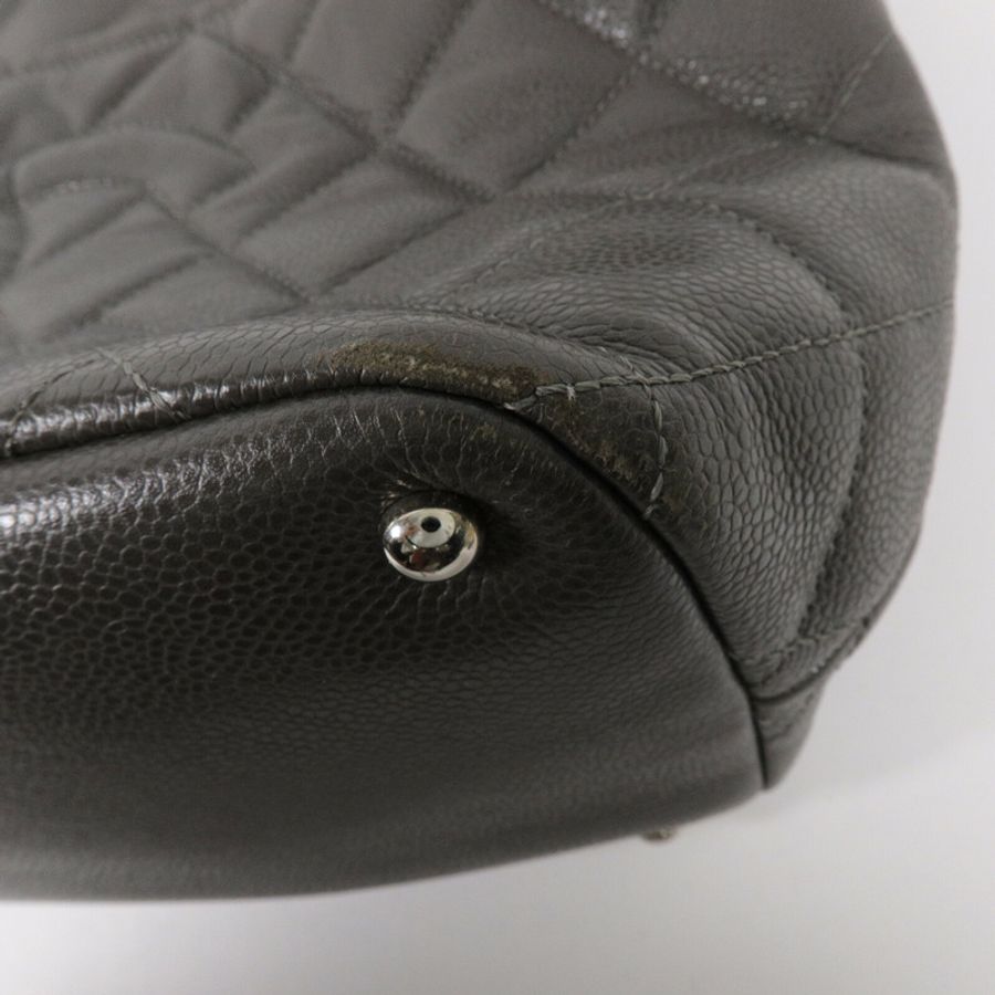 CHANEL 牛皮皮革CC Timeless Chain Tote鏈帶手挽袋-14