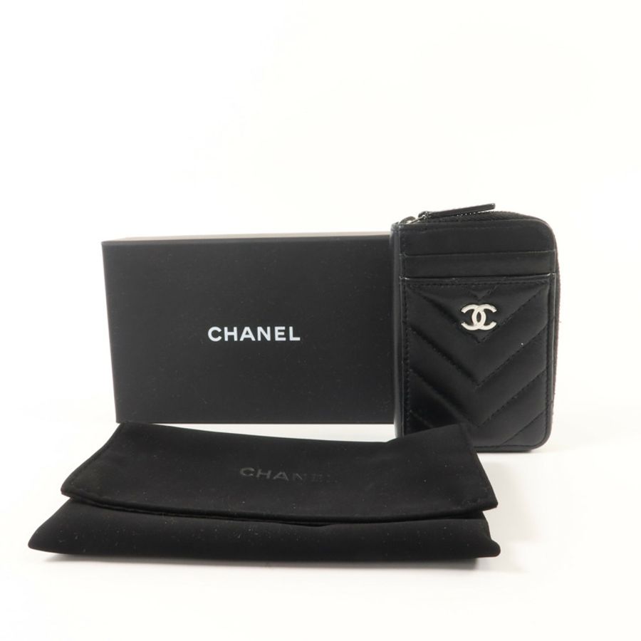 CHANEL 羊皮皮革Card Case卡片套-8