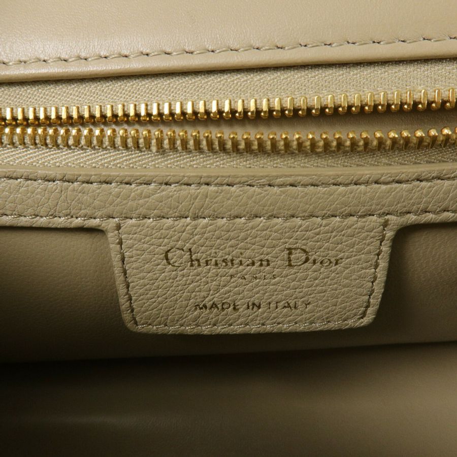 Dior 牛皮皮革Caro Small鏈帶肩背袋-5
