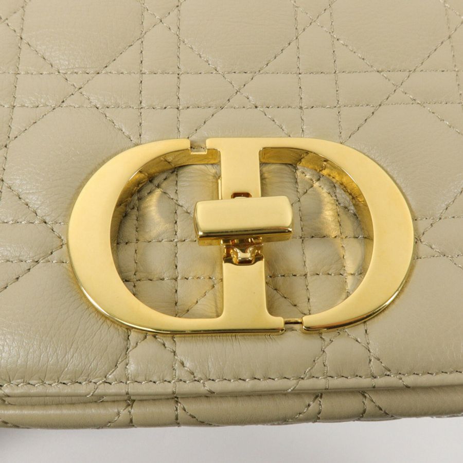 Dior 牛皮皮革Caro Small鏈帶肩背袋-6