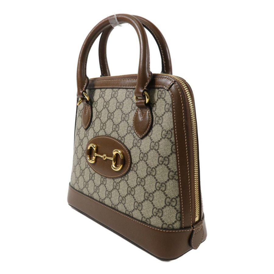 GUCCI 塗層帆布Horsebit 1955 Small肩背袋-2