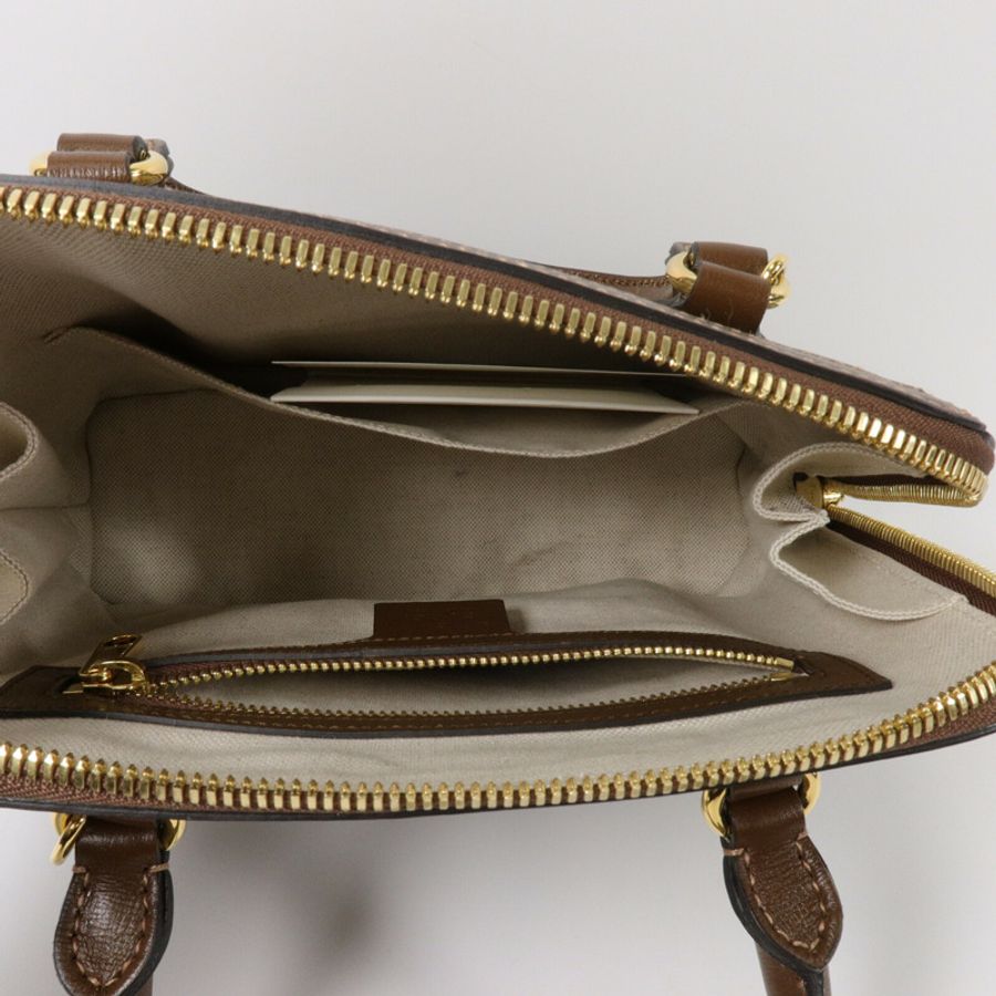 GUCCI 塗層帆布Horsebit 1955 Small肩背袋-4
