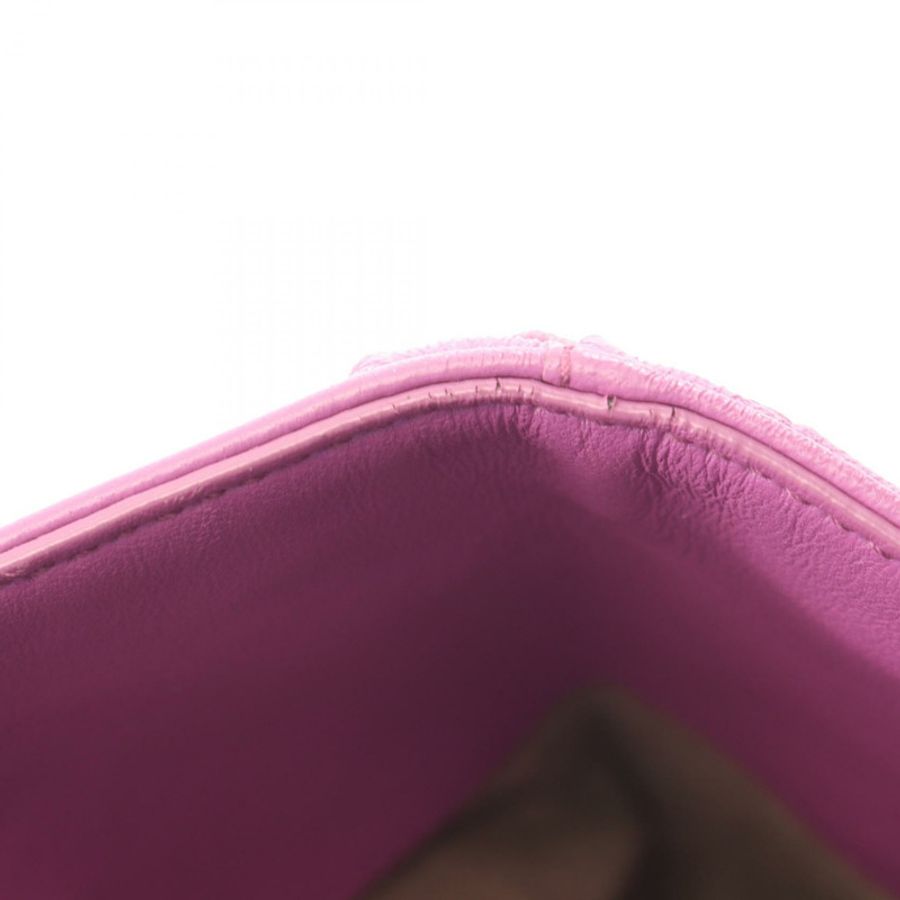 BOTTEGA VENETA Intrecciato 手提單肩包,粉紅色皮革,二手女款-4