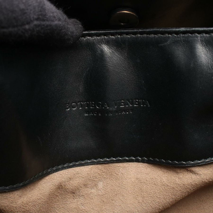 BOTTEGA VENETA Intrecciato 小號 Roma 單肩斜背包 手提包 皮革 黑色-3