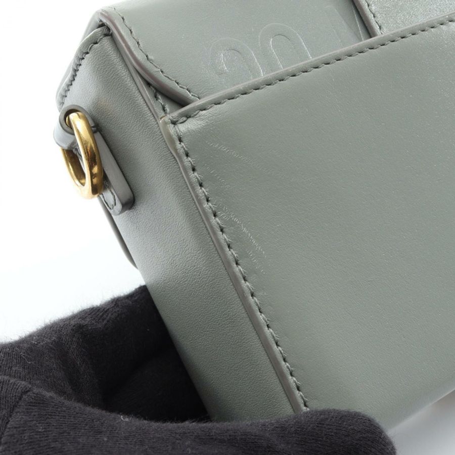 Christian Dior 30 MONTAIGNE Box 肩斜背包,灰色皮革,二手女款-11