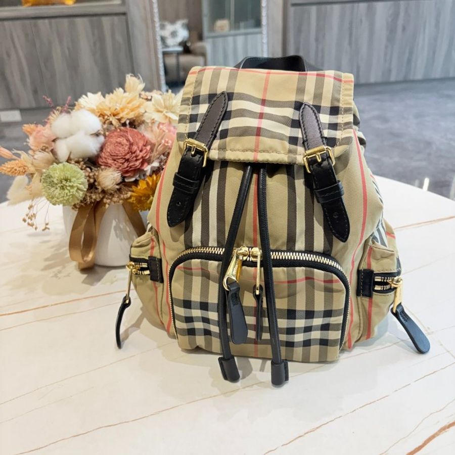 *SHIHNA名牌精品* Burberry Rucksak Vintage 經典紋後背包-0