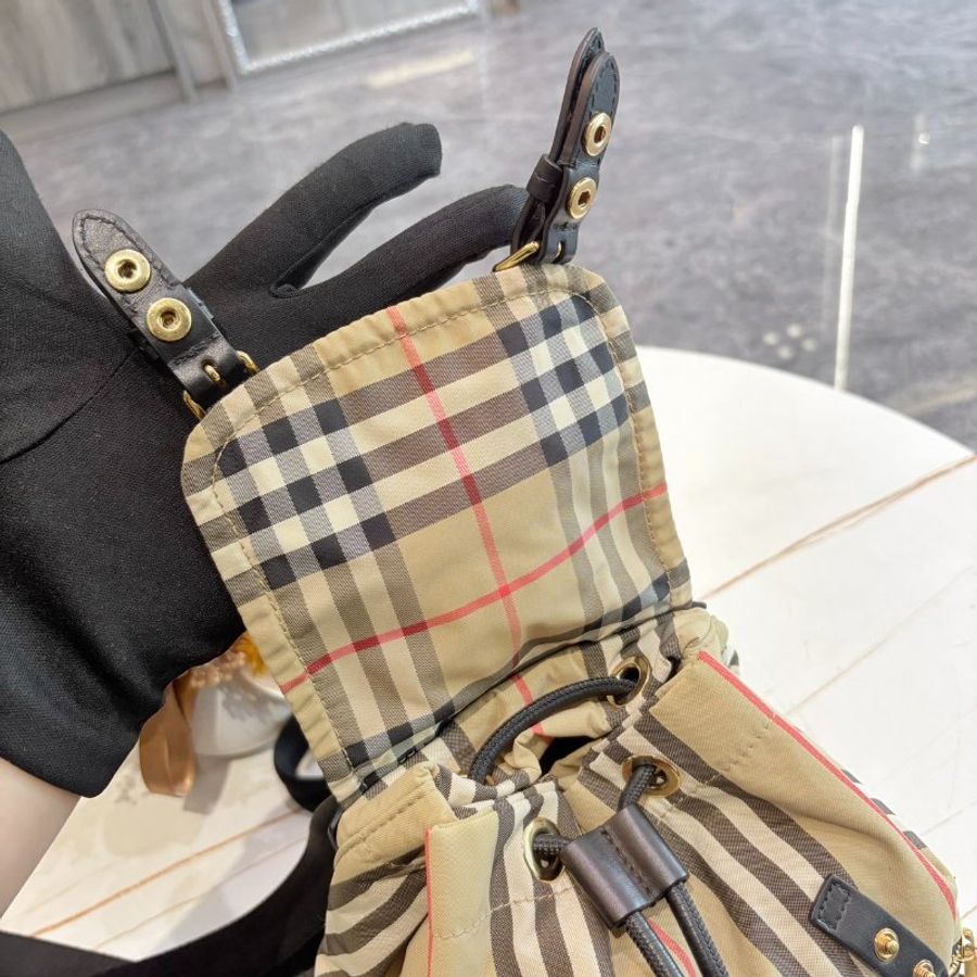 *SHIHNA名牌精品* Burberry Rucksak Vintage 經典紋後背包-5