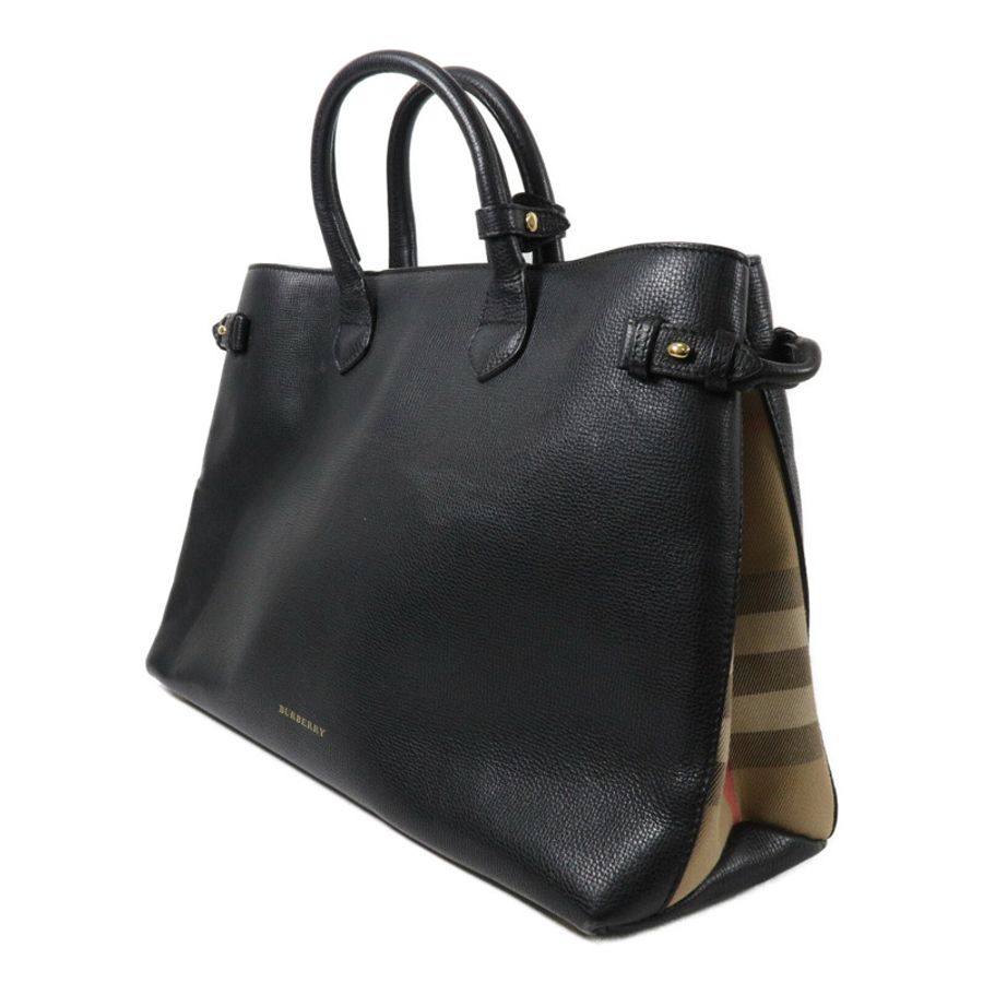 BURBERRY 牛皮皮革2 Way Shoulder Bag手挽肩背兩用袋-2