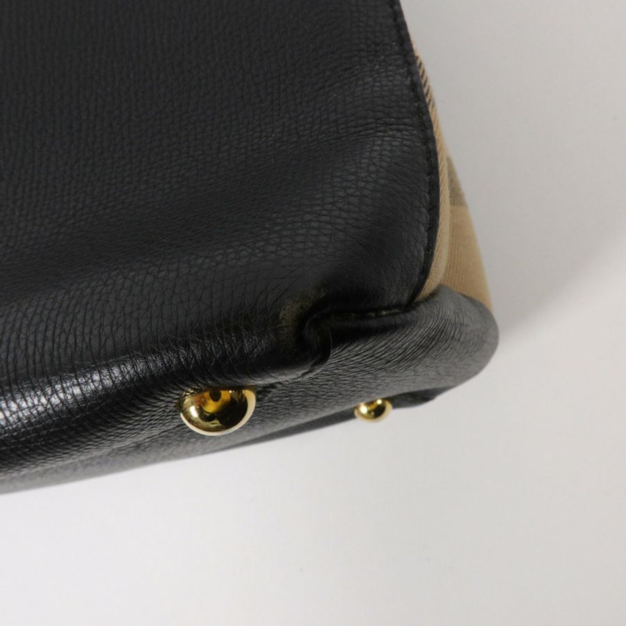 BURBERRY 牛皮皮革2 Way Shoulder Bag手挽肩背兩用袋-9