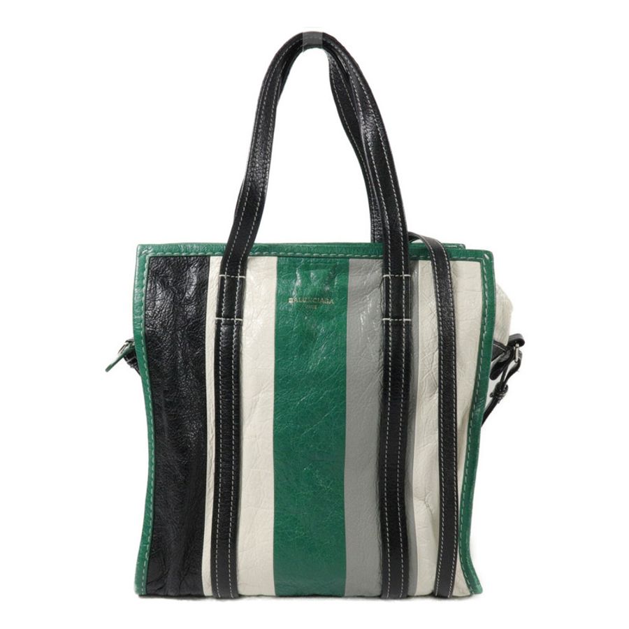 BALENCIAGA 牛皮皮革Bazar手挽肩背兩用袋-1
