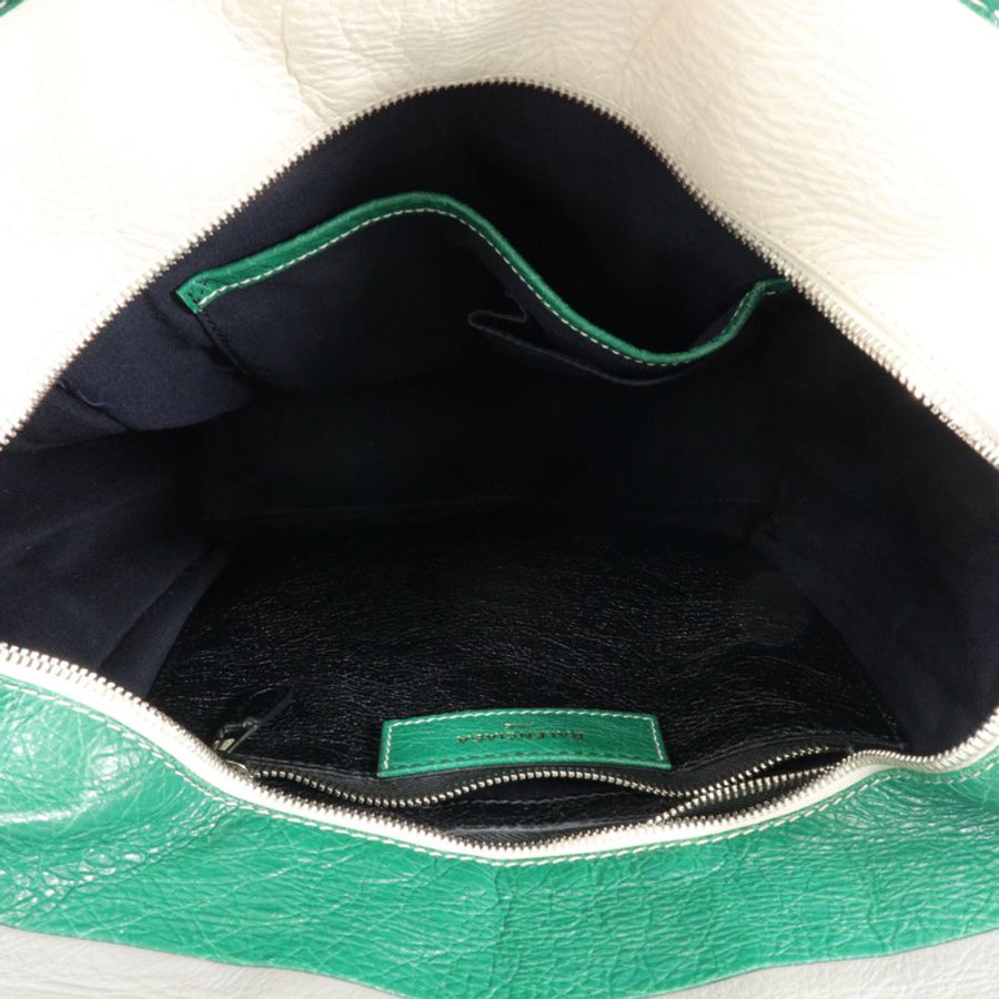 BALENCIAGA 牛皮皮革Bazar手挽肩背兩用袋-4