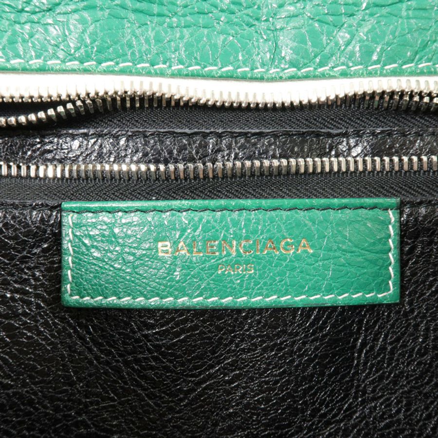 BALENCIAGA 牛皮皮革Bazar手挽肩背兩用袋-5
