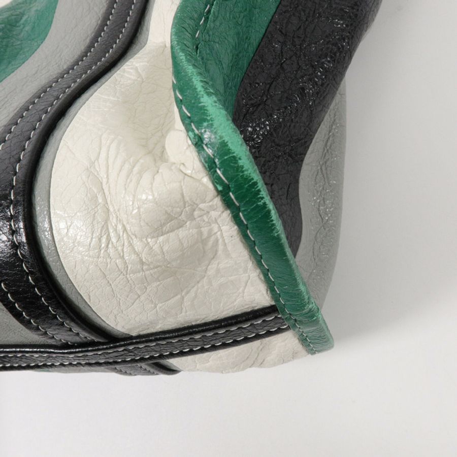 BALENCIAGA 牛皮皮革Bazar手挽肩背兩用袋-10