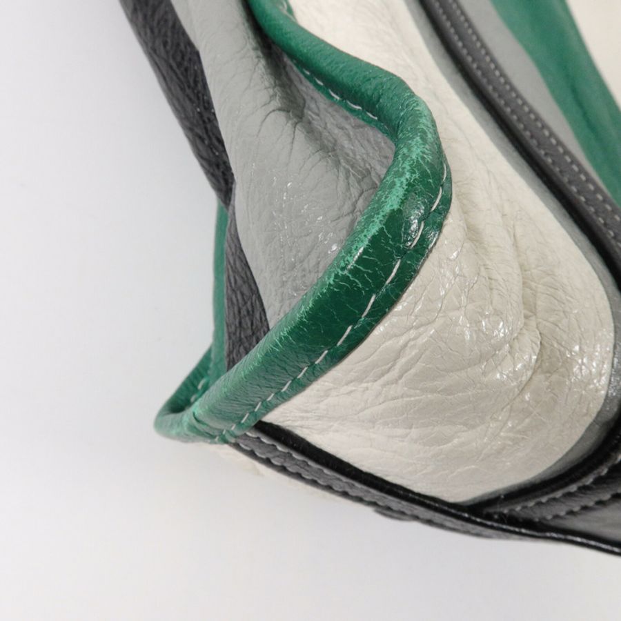 BALENCIAGA 牛皮皮革Bazar手挽肩背兩用袋-11