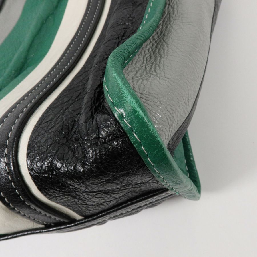 BALENCIAGA 牛皮皮革Bazar手挽肩背兩用袋-12
