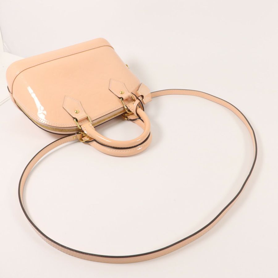 LOUIS VUITTON Monogram Vernis Alma BB手挽肩背兩用袋-7
