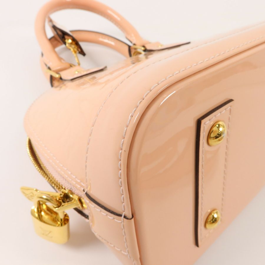 LOUIS VUITTON Monogram Vernis Alma BB手挽肩背兩用袋-12