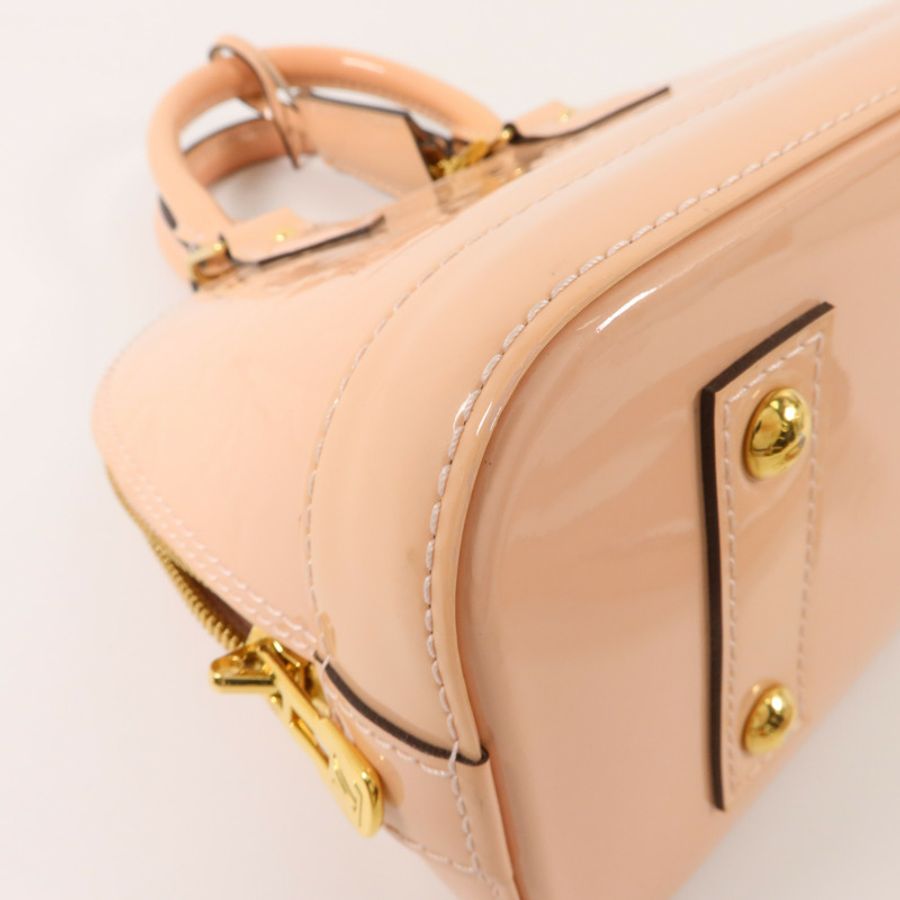 LOUIS VUITTON Monogram Vernis Alma BB手挽肩背兩用袋-13
