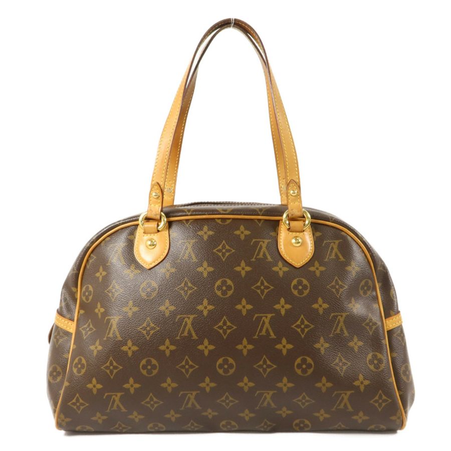 LOUIS VUITTON Monogram Montorgueil GM金扣肩背袋-1