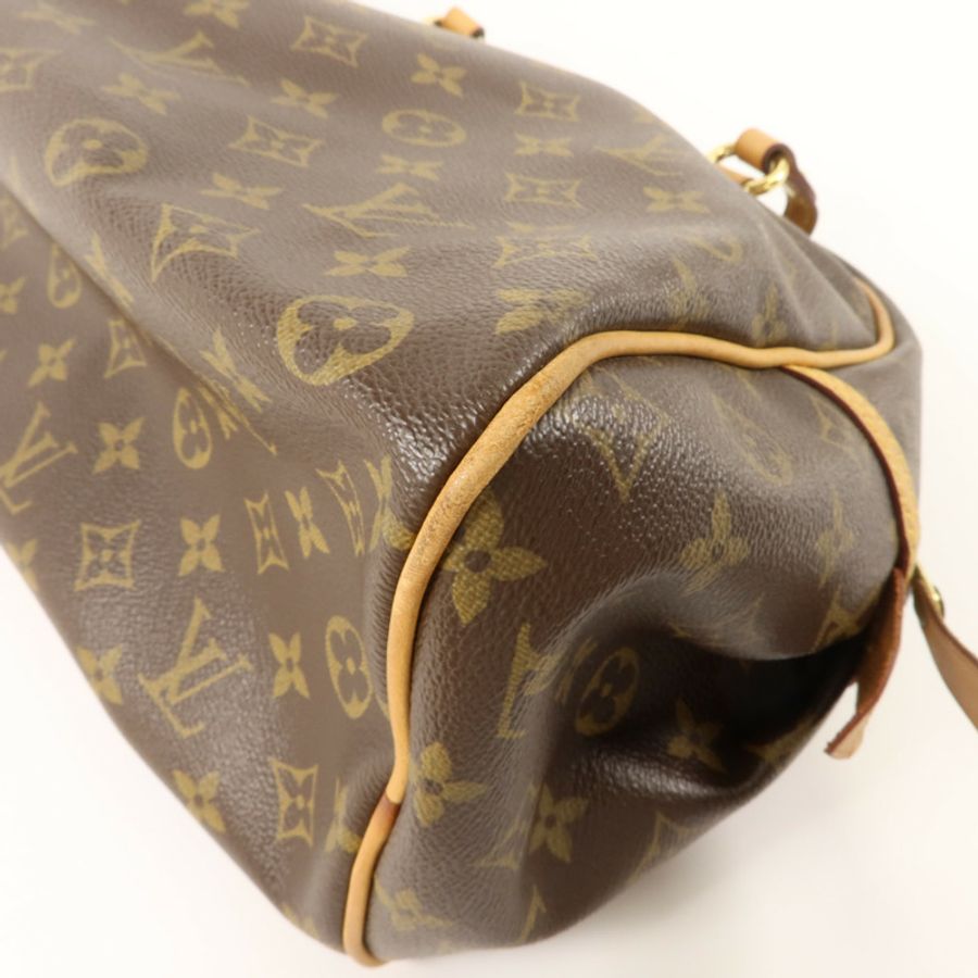 LOUIS VUITTON Monogram Montorgueil GM金扣肩背袋-11