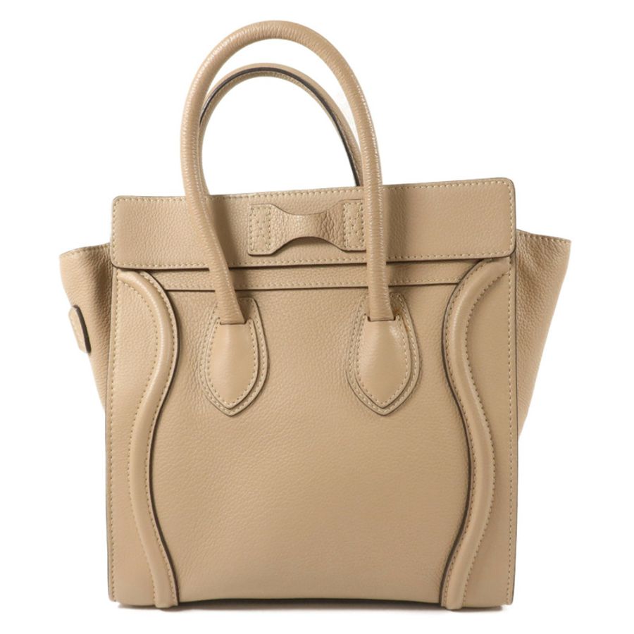 CELINE 牛皮皮革Micro Luggage肩背袋-1