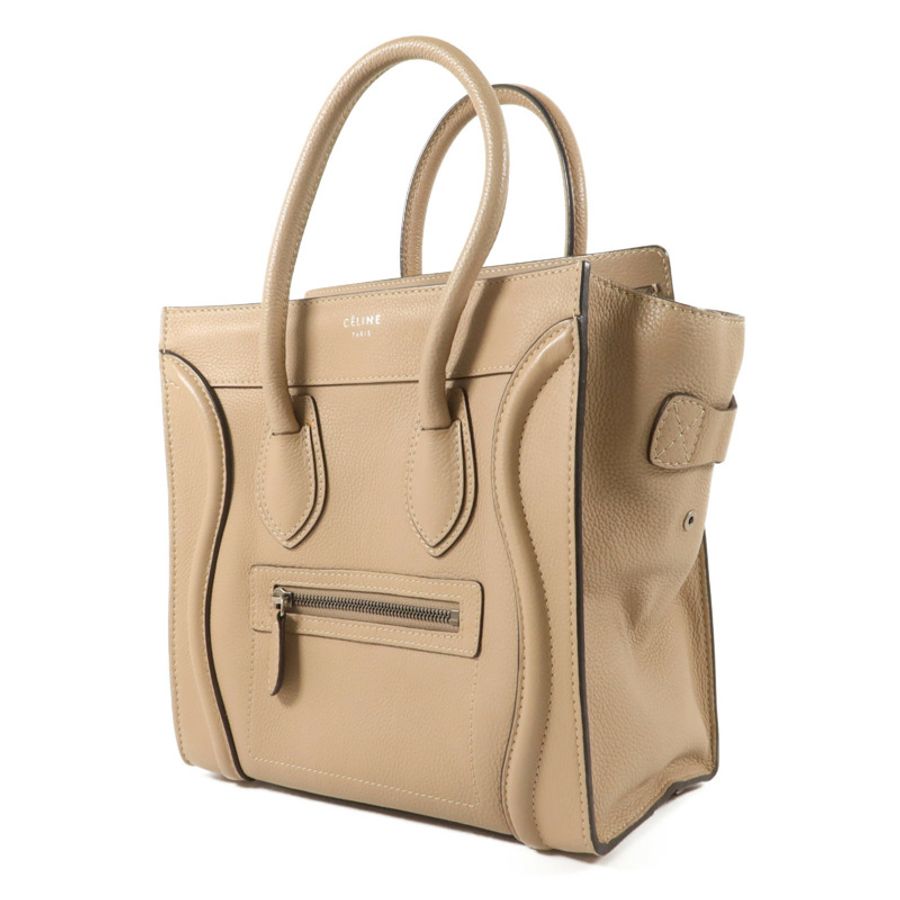 CELINE 牛皮皮革Micro Luggage肩背袋-2